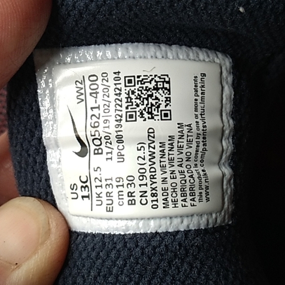 Nike Boys 13C Kyrie Flytrap 3 Royal Blue - Picture 8 of 8